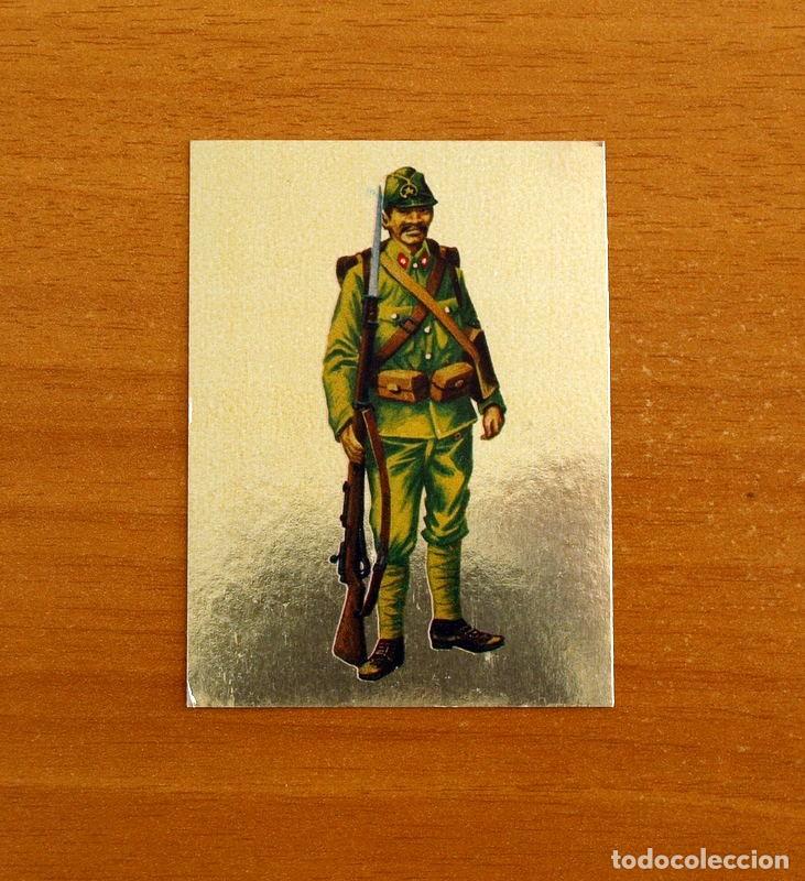 Coleccionismo cromos antiguos: Hechos y soldados del Siglo XX-176 Soldado Japones -Adhesivo-Dorado-Editorial Maga 1979-Nunca Pegado