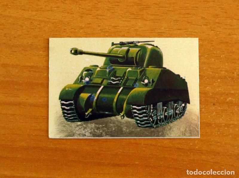 Coleccionismo cromos antiguos: Hechos y soldados del Siglo XX-144 Tanque Britanico -Adhesivo-Dorado-Editorial Maga 1979-No Pegado