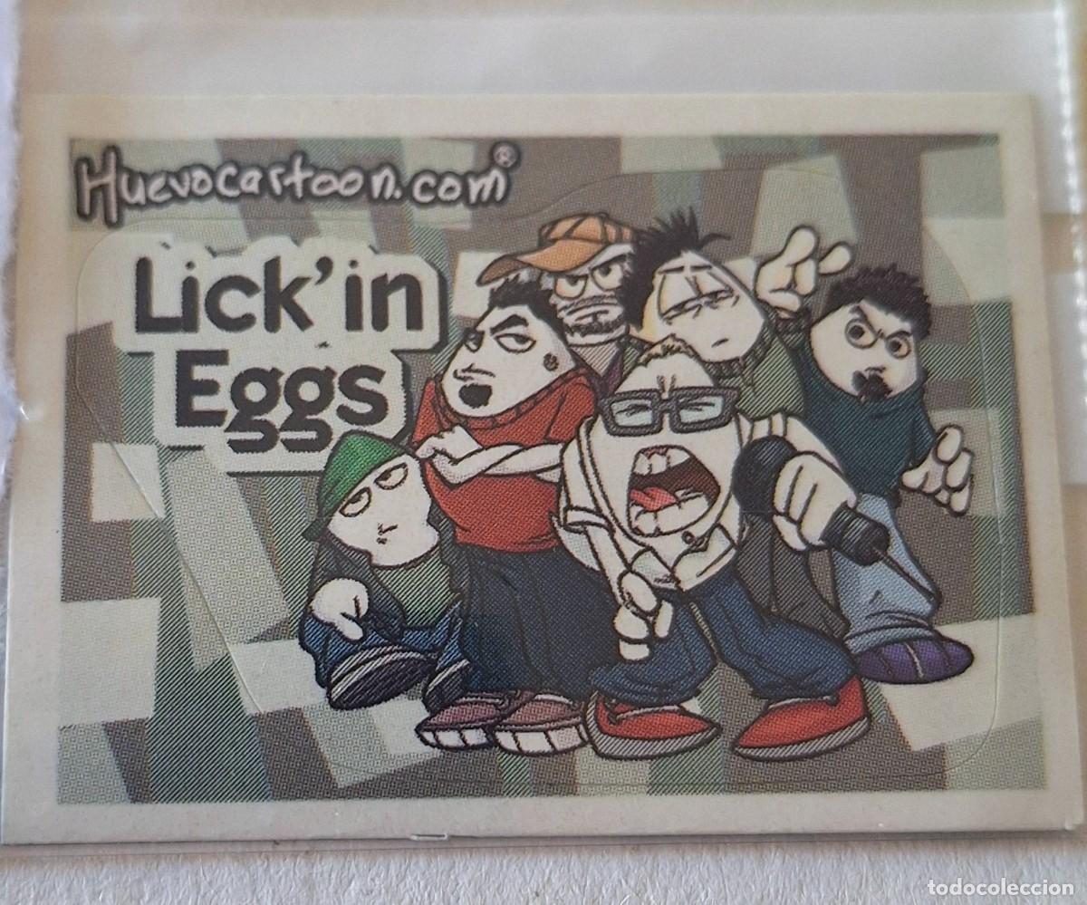 Coleccionismo cromos antiguos: Cromo Serie Huevocartoon de doritos Lick'in Eggs