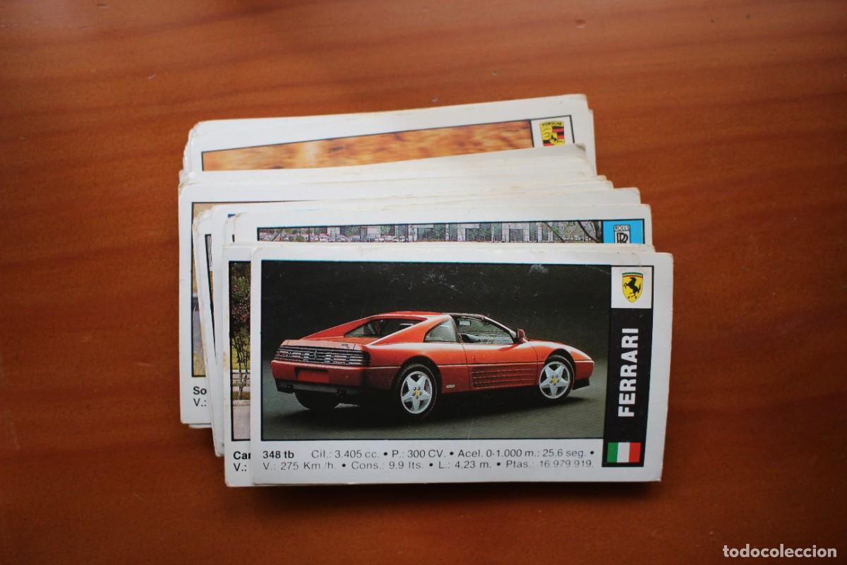 Coleccionismo cromos antiguos: Lote de m&aacute;s de 40 cromos del &aacute;lbum COCHES 91 nunca pegados.