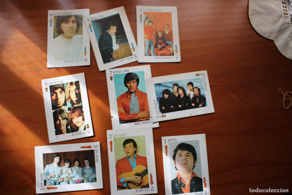 Collectable Antique Stickers: Lote de 9 cartas de TELE BANCO (cantantes)