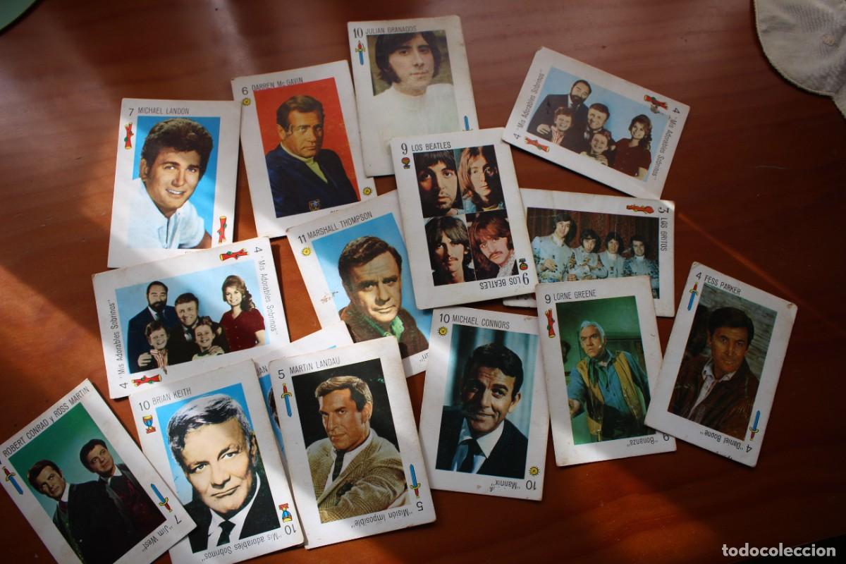 Coleccionismo cromos antiguos: Lote de 15 cartas de TELE BANCO (cantantes y actores)