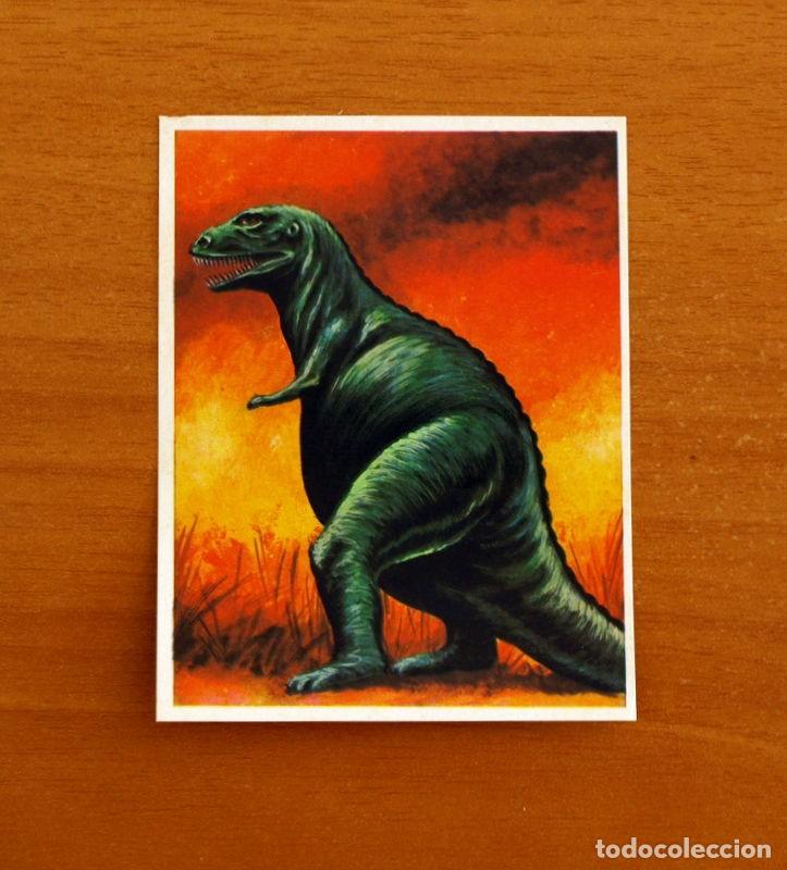 Collectable Antique Stickers: Cromhistoria - Cromo N&ordm; 20 Tiranosaurio- Editorial Maga A&ntilde;o 1967 - Nunca Pegado