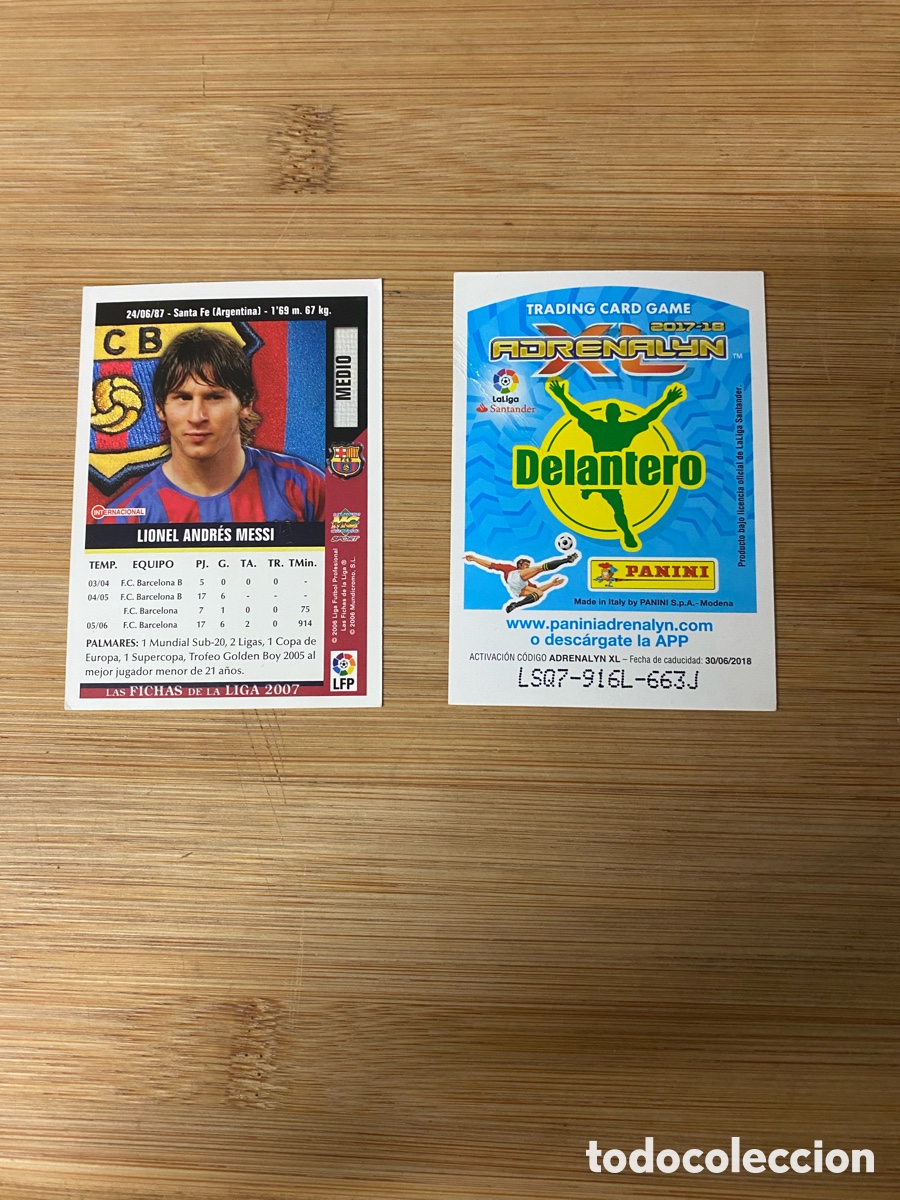 Coleccionismo cromos antiguos: Cromos de Lionel Messi - Foto 2