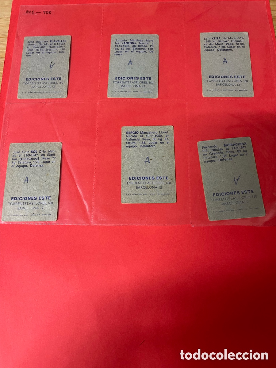 Coleccionismo cromos antiguos: cromos de liga 1974-75 - Foto 10