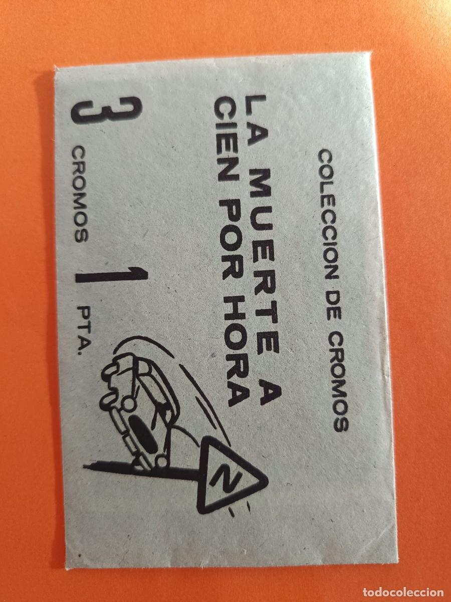 Collectable Antique Stickers: SOBRE DE CROMOS LA MUERTE A CIEN POR HORA ARCHIVO DEL ARTE