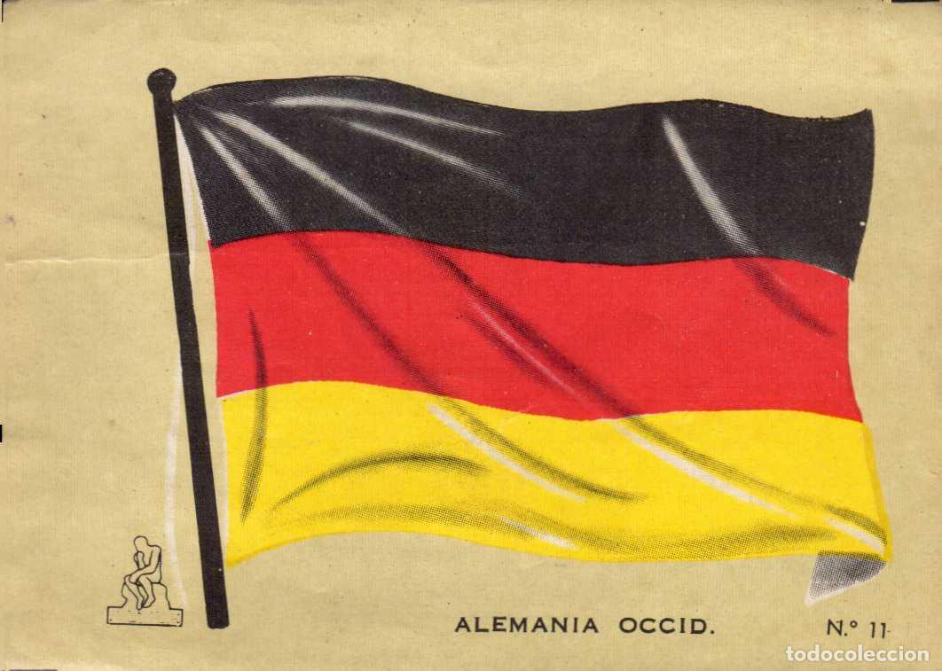 Coleccionismo cromos antiguos: N&ordm; 11 BANDERA ALEMANIA - CROMO COLECCI&Oacute;N UNIVERSAL ESCUDOS, BANDERAS, MAPAS, MONEDAS. ALES, 1962