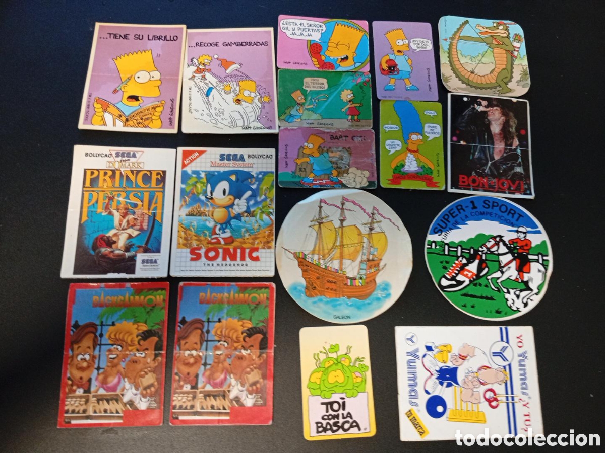 Colecionismo Cromos antigos: Lote vintage bollycao panrico matutano a&ntilde;os 90