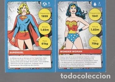 Coleccionismo cromos antiguos: DOS CROMO DE SUPERGORI Y WONDER WOMAN EDITO. DC Y CAREFOUR N&ordm; 2 - 9