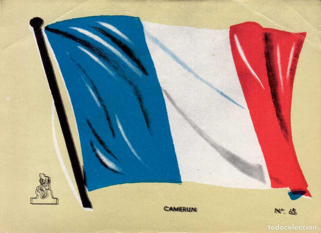 Coleccionismo cromos antiguos: N&ordm; 63 BANDERA CAMERUN - CROMO COLECCI&Oacute;N UNIVERSAL ESCUDOS, BANDERAS, MAPAS, MONEDAS. ALES, 1962