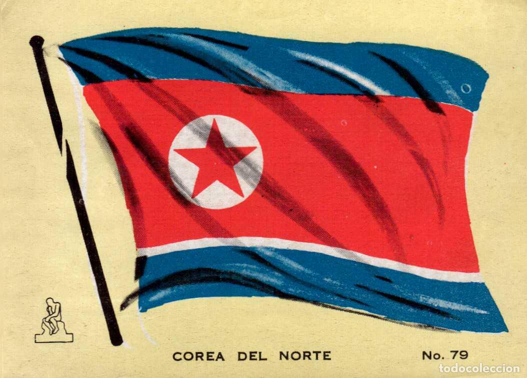Coleccionismo cromos antiguos: N&ordm; 79 BANDERA COREA NT. - CROMO COLECCI&Oacute;N UNIVERSAL ESCUDOS, BANDERAS, MAPAS, MONEDAS. ALES, 1962