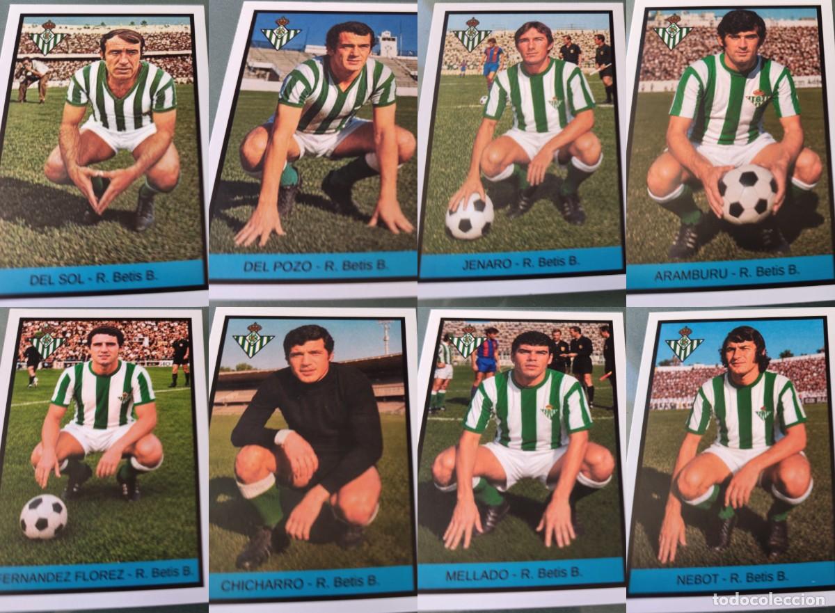Coleccionismo cromos antiguos: 8 Cromos del R. BETIS B. EDICION TABAZK - FHER 1972-1973 DISGRA 72 73