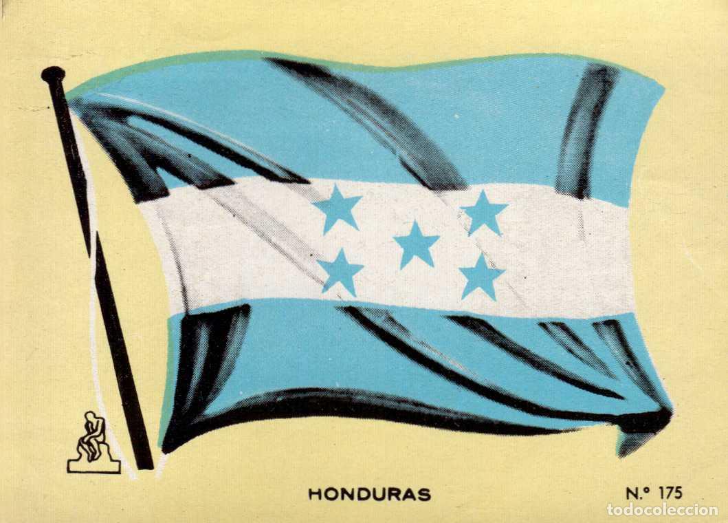 Coleccionismo cromos antiguos: N&ordm;175 BANDERA HONDURAS . CROMO COLECCI&Oacute;N UNIVERSAL ESCUDOS, BANDERAS, MAPAS, MONEDAS. ALES, 1962