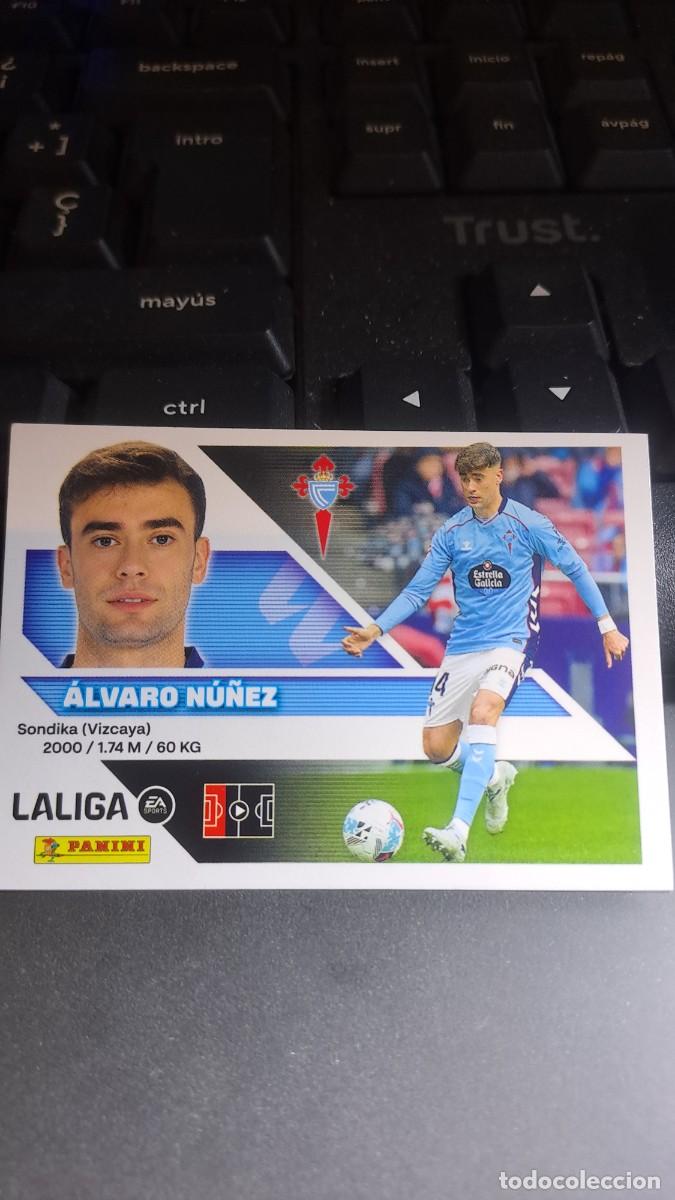 Coleccionismo cromos antiguos: CROMO ALVARO NU&Ntilde;EZ 5 CELTA DE VIGO LIGA 2026 2027 26 27 ESTE PANINI NUNCA PEGADO