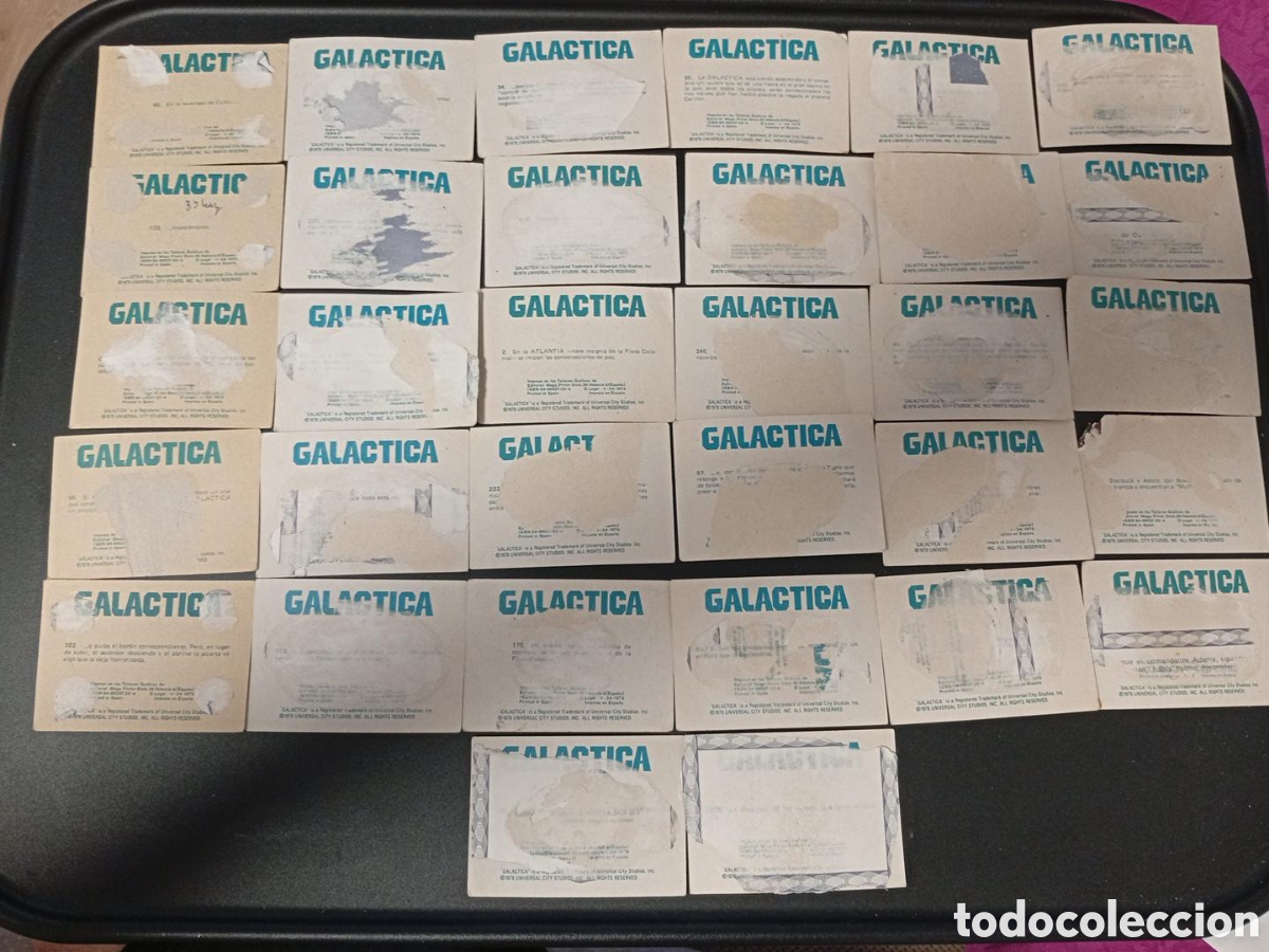 Coleccionismo cromos antiguos: Lote cromos gal&aacute;ctica 1978 - Foto 5