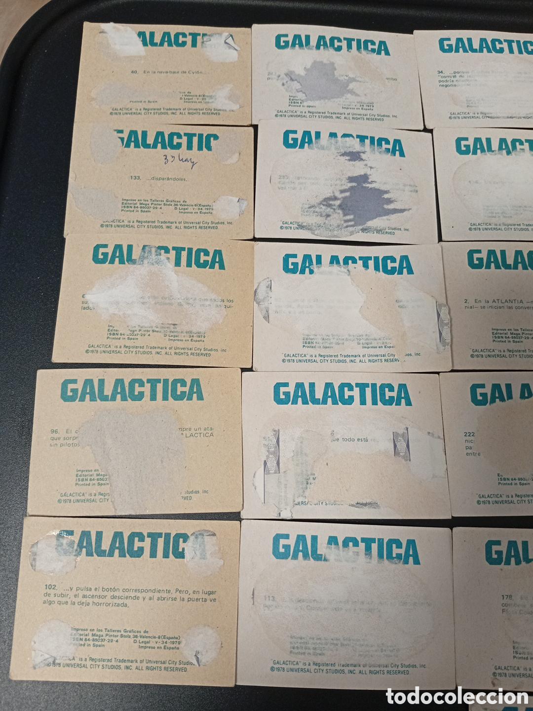 Coleccionismo cromos antiguos: Lote cromos gal&aacute;ctica 1978 - Foto 6