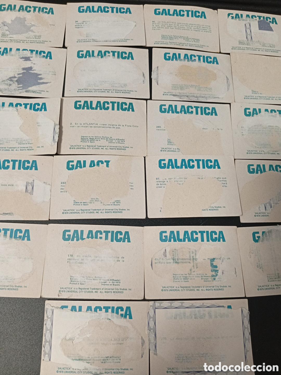 Coleccionismo cromos antiguos: Lote cromos gal&aacute;ctica 1978 - Foto 7