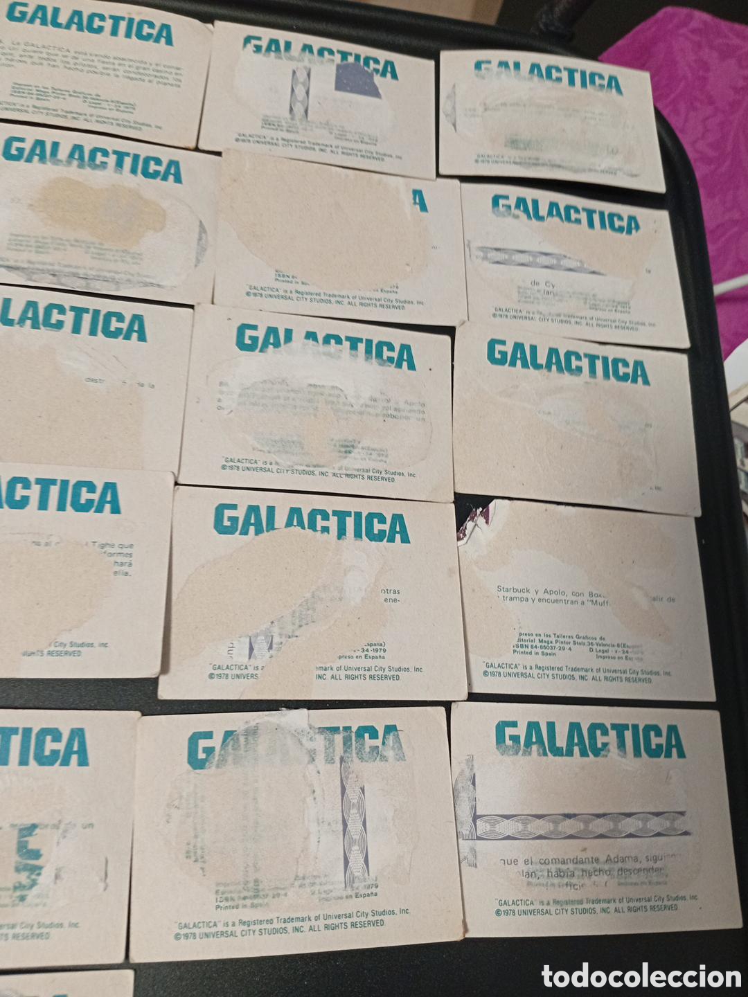 Coleccionismo cromos antiguos: Lote cromos gal&aacute;ctica 1978 - Foto 8