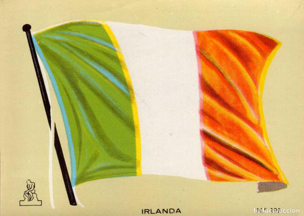 Coleccionismo cromos antiguos: N&ordm;199 BANDERA IRLANDA . CROMO COLECCI&Oacute;N UNIVERSAL ESCUDOS, BANDERAS, MAPAS, MONEDAS. ALES, 1962