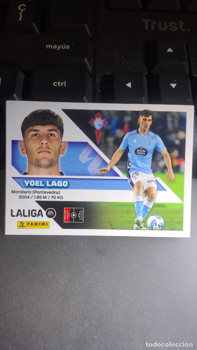 Coleccionismo cromos antiguos: CROMO YOEL LAGO 9B 9 B CELTA DE VIGO LIGA 2026 2027 26 27 ESTE PANINI NUNCA PEGADO