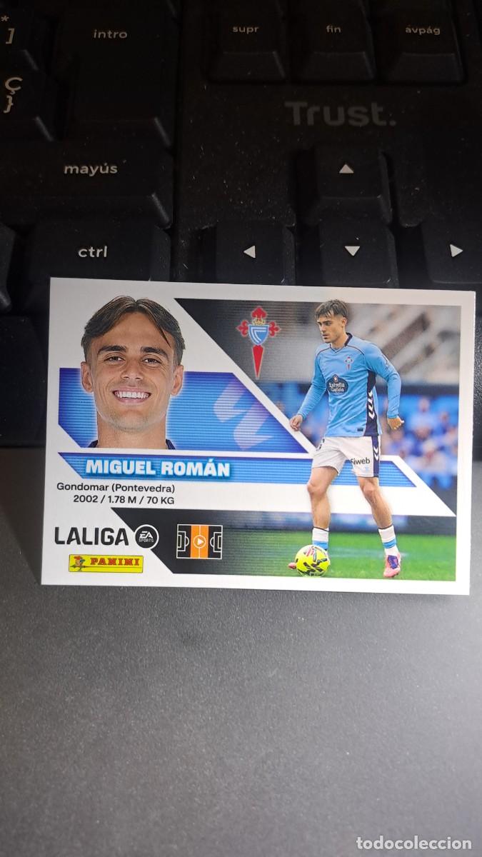 Coleccionismo cromos antiguos: CROMO MIGUEL ROMAN 12 CELTA DE VIGO LIGA 2026 2027 26 27 ESTE PANINI NUNCA PEGADO