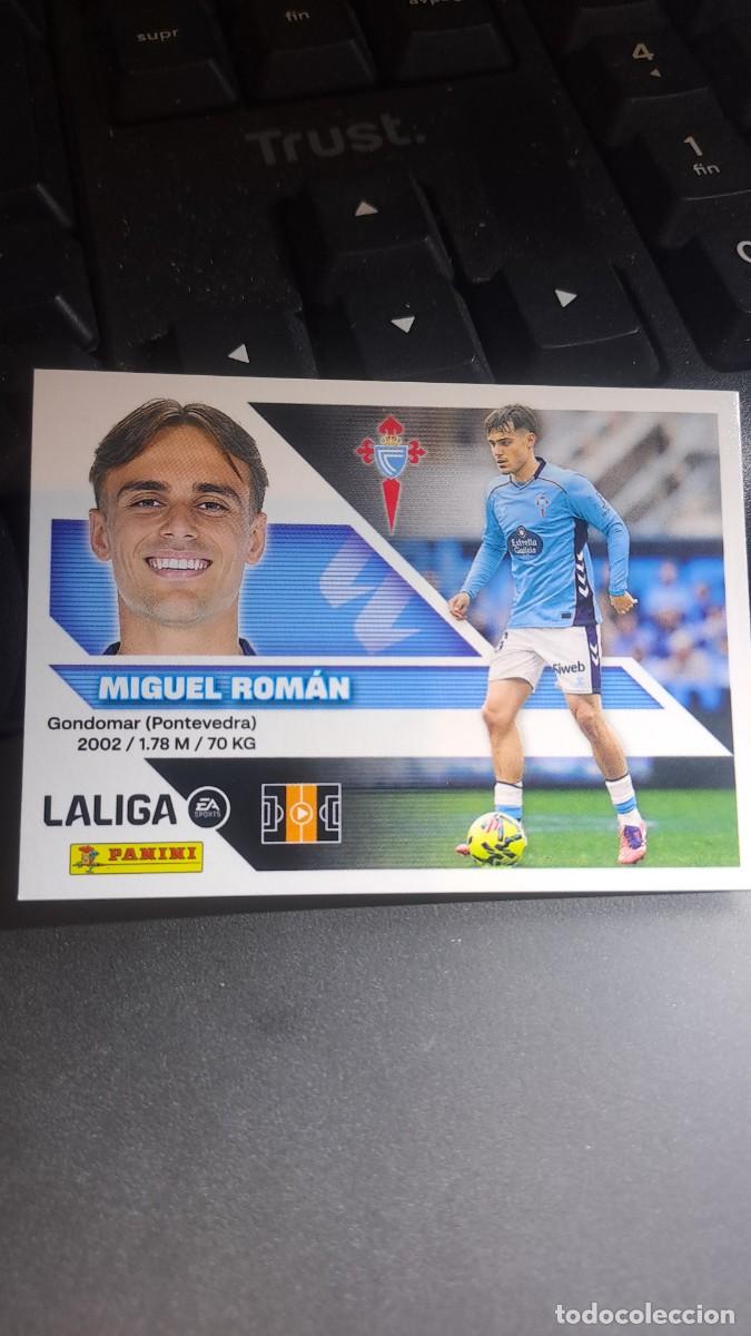 Coleccionismo cromos antiguos: CROMO MIGUEL ROMAN 12 CELTA DE VIGO LIGA 2026 2027 26 27 ESTE PANINI NUNCA PEGADO