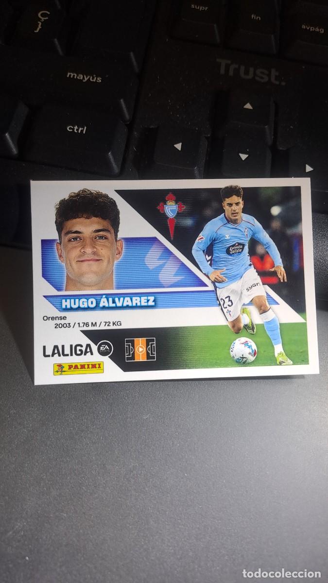 Coleccionismo cromos antiguos: CROMO HUGO ALVAREZ 13 CELTA DE VIGO LI3GA 2026 2027 26 27 ESTE PANINI NUNCA PEGADO