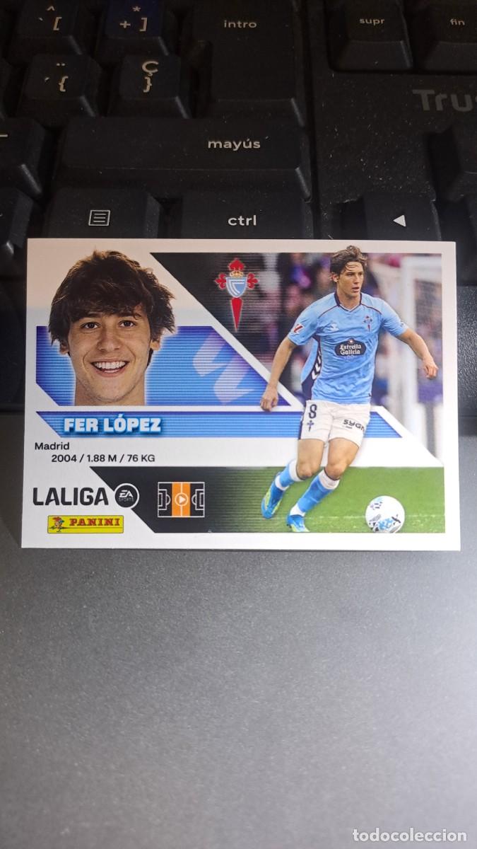 Coleccionismo cromos antiguos: CROMO FER LOPEZ 15 CELTA DE VIGO LIGA 2026 2027 26 27 ESTE PANINI NUNCA PEGADO