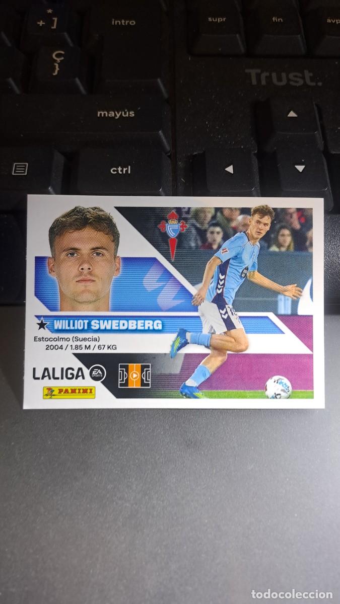 Coleccionismo cromos antiguos: CROMO SWEDBERG 16 CELTA DE VIGO LIGA 2026 2027 26 27 ESTE PANINI NUNCA PEGADO