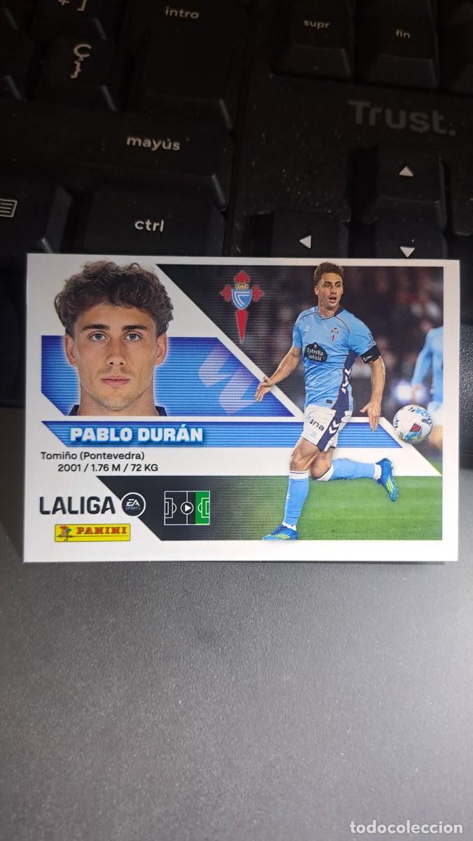 Coleccionismo cromos antiguos: CROMO PABLO DURAN 18A 18 A CELTA DE VIGO LIGA 2026 2027 26 27 ESTE PANINI NUNCA PEGADO
