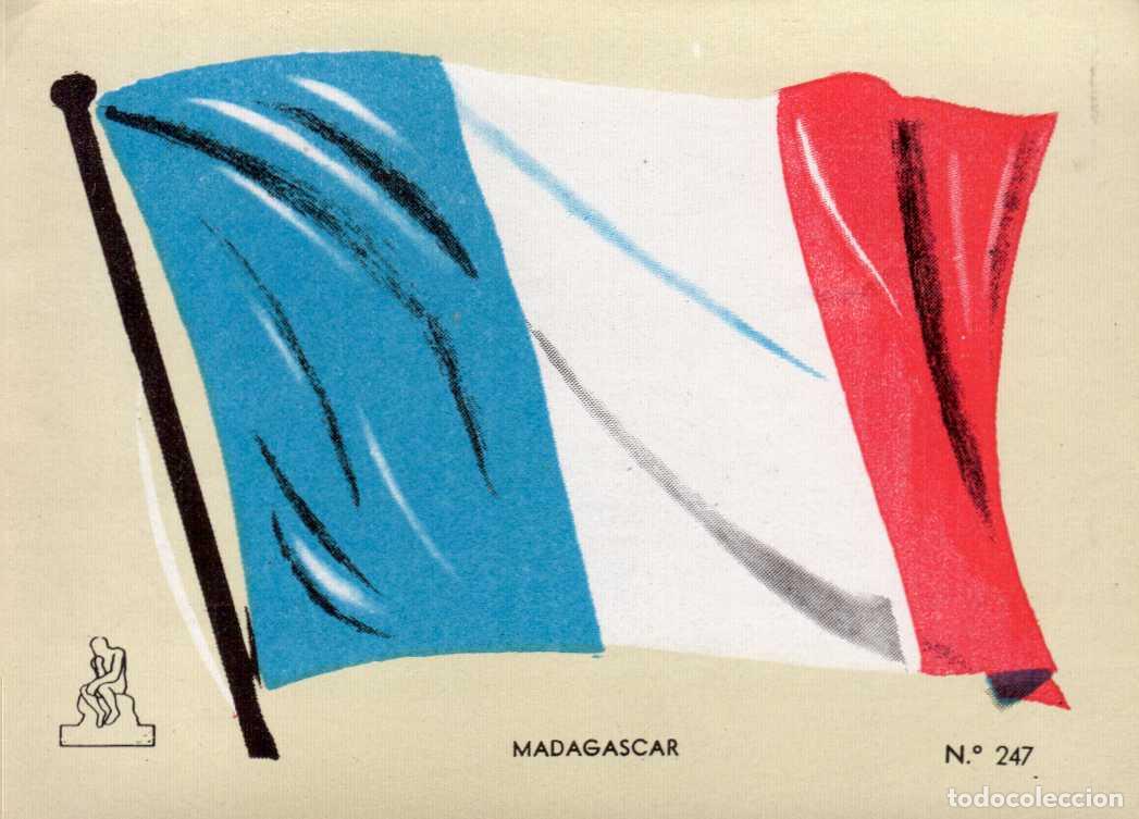 Coleccionismo cromos antiguos: N&ordm;247 BANDERA MADAGASCAR . CROMO COLECCI&Oacute;N UNIVERSAL ESCUDOS, BANDERAS, MAPAS, MONEDAS. ALES, 1962
