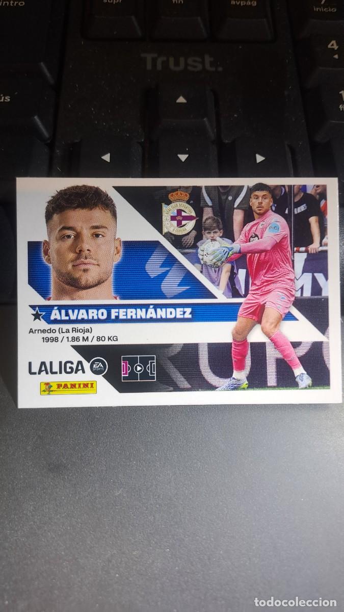 Coleccionismo cromos antiguos: CROMO ALVARO FERNANDEZ 3 DEPORTIVO DE LA CORU&Ntilde;A LIGA 2026 2027 26 27 ESTE PANINI NUNCA PEGADO