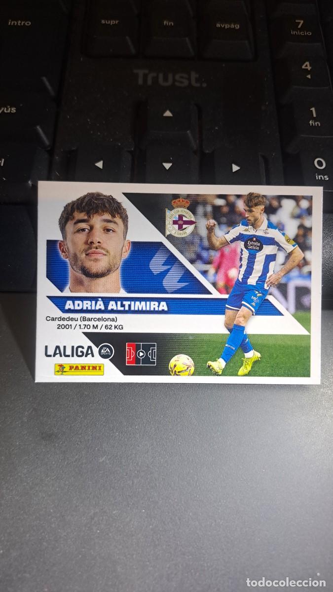 Coleccionismo cromos antiguos: CROMO ADRIA ALTIMIRA 5 DEPORTIVO DE LA CORU&Ntilde;A LIGA 2026 2027 26 27 ESTE PANINI NUNCA PEGADO