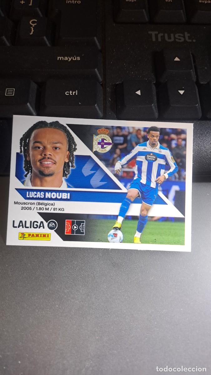 Coleccionismo cromos antiguos: CROMO NOUBI 7 DEPORTIVO DE LA CORU&Ntilde;A LIGA 2026 2027 26 27 ESTE PANINI NUNCA PEGADO