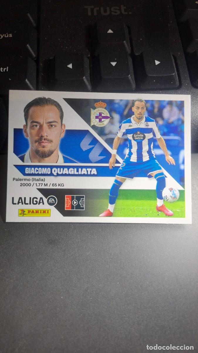 Coleccionismo cromos antiguos: CROMO QUAGLIATA 10 DEPORTIVO DE LA CORU&Ntilde;A LIGA 2026 2027 26 27 ESTE PANINI NUNCA PEGADO