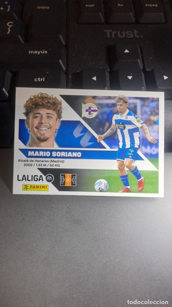 Coleccionismo cromos antiguos: CROMO MARIO SORIANO 13 DEPORTIVO DE LA CORU&Ntilde;A LIGA 2026 2027 26 27 ESTE PANINI NUNCA PEGADO