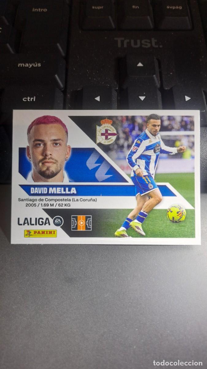 Coleccionismo cromos antiguos: CROMO MELLA 16 DEPORTIVO DE LA CORU&Ntilde;A LIGA 2026 2027 26 27 ESTE PANINI NUNCA PEGADO