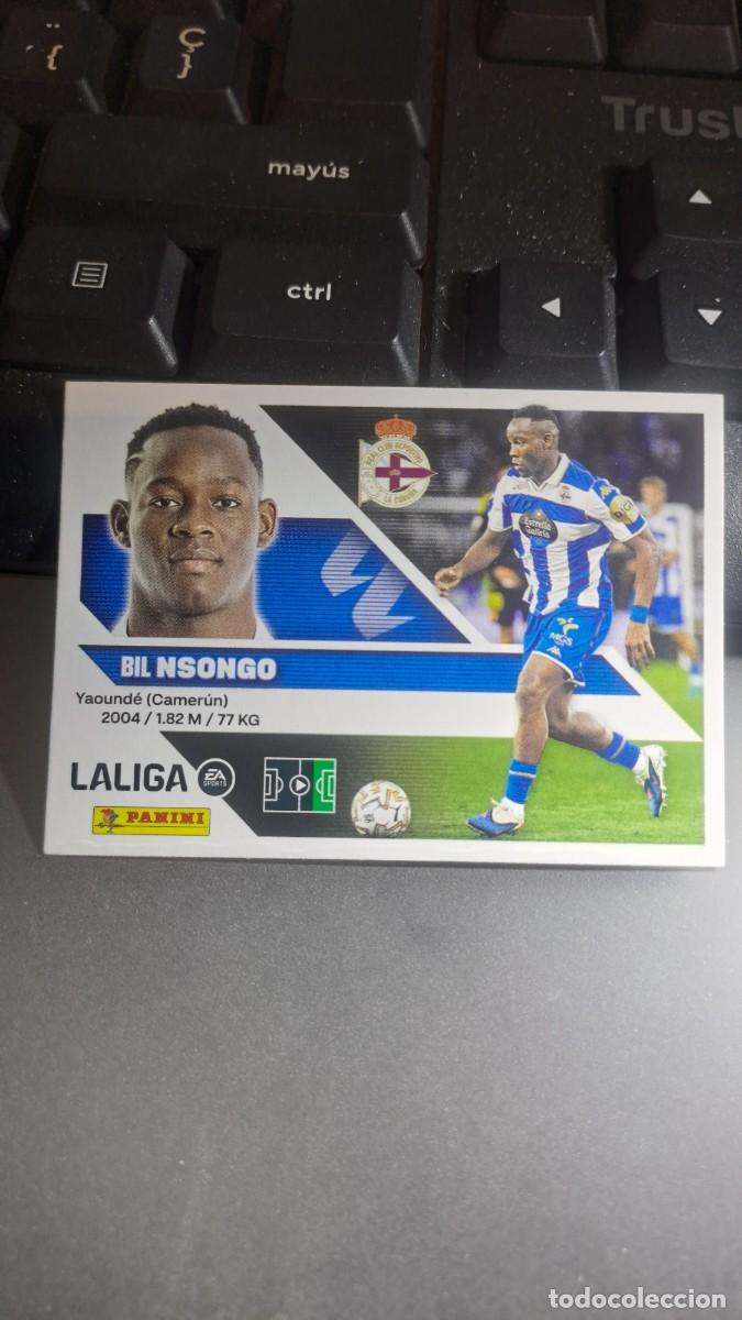 Coleccionismo cromos antiguos: CROMO NSONGO 20 DEPORTIVO DE LA CORU&Ntilde;A LIGA 2026 2027 26 27 ESTE PANINI NUNCA PEGADO