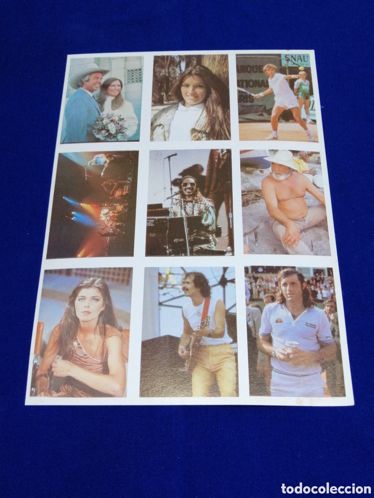 Colecionismo Cromos antigos: SHOW DE ESTRELLAS SANTANA - PINK FLOYD - WILANDER - LUC&Iacute;A - DALLAS - JEANETTE L&Aacute;MINA SIN TROQUELAR