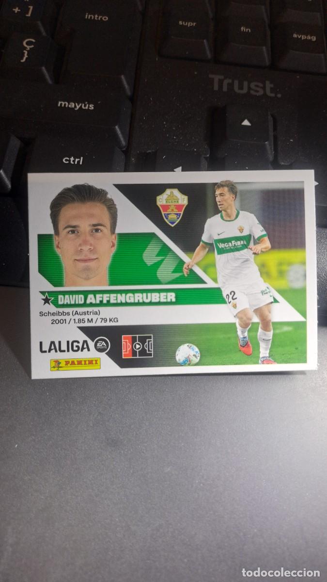 Coleccionismo cromos antiguos: CROMO AFFENGRUBER 8 ELCHE LIGA 2026 2027 26 27 ESTE PANINI NUNCA PEGADO