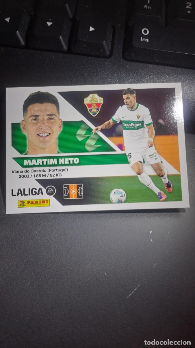 Coleccionismo cromos antiguos: CROMO MARTIM NETO 11 ELCHE LIGA 2026 2027 26 27 ESTE PANINI NUNCA PEGADO
