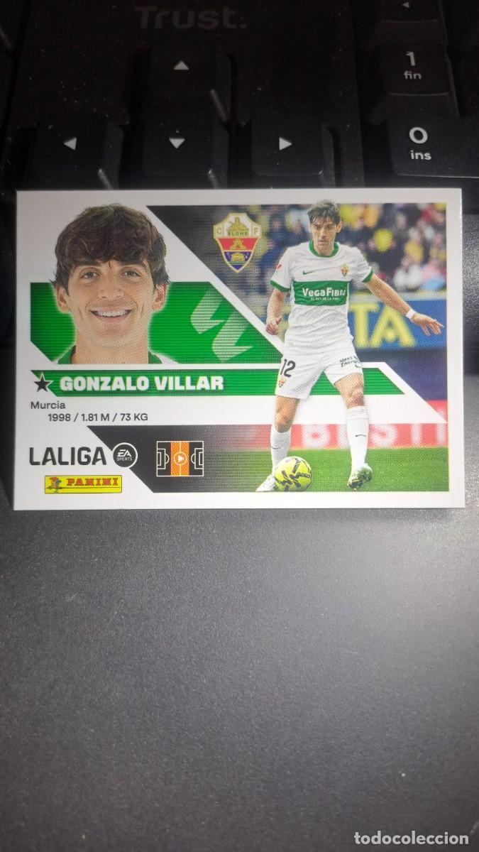 Coleccionismo cromos antiguos: CROMO GONZALO VILLAR 12 ELCHE LIGA 2026 2027 26 27 ESTE PANINI NUNCA PEGADO