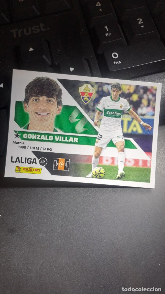 Coleccionismo cromos antiguos: CROMO GONZALO VILLAR 12 ELCHE LIGA 2026 2027 26 27 ESTE PANINI NUNCA PEGADO