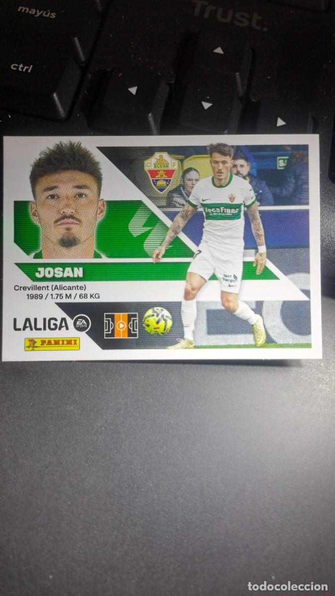 Coleccionismo cromos antiguos: CROMO JOSAN 15 ELCHE LIGA 2026 2027 26 27 ESTE PANINI NUNCA PEGADO