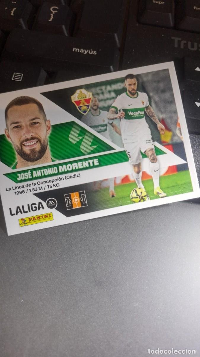 Coleccionismo cromos antiguos: CROMO MORENTE 16 ELCHE LIGA 2026 2027 26 27 ESTE PANINI NUNCA PEGADO