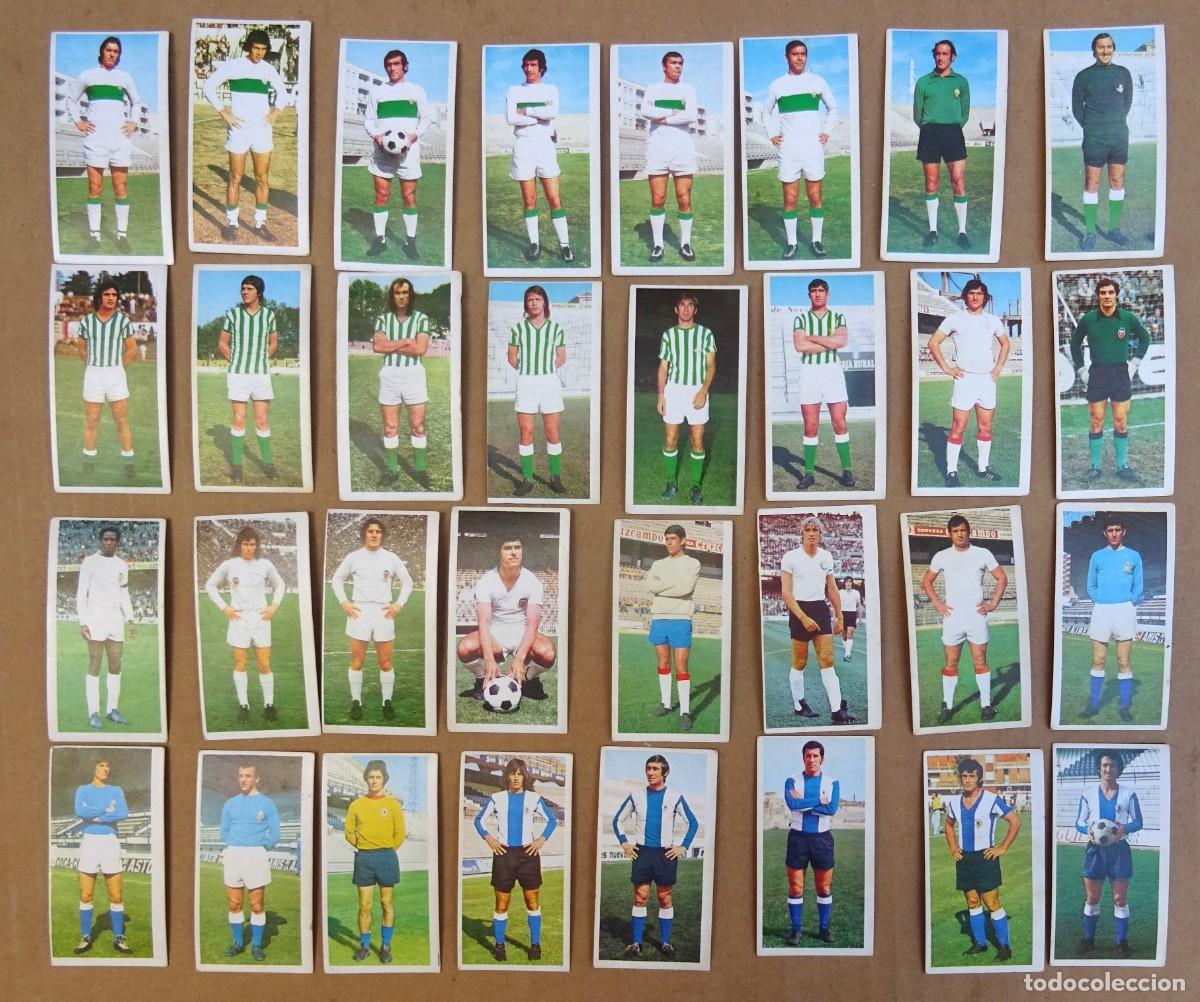 Colecionismo Cromos antigos: LOTE DE 63 CROMOS LIGA 75/76 SIN PEGAR EDICIONES ESTE