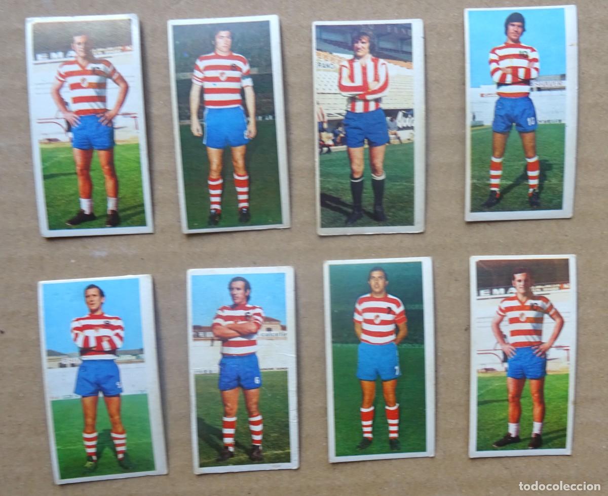 Colecionismo Cromos antigos: GRANADA F.C. LIGA 75/76 Ediciones ESTE 8 CROMOS SIN PEGAR