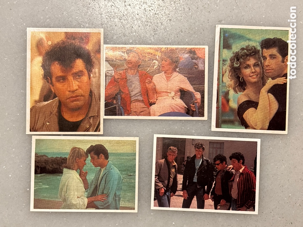 Coleccionismo cromos antiguos: Lote cinco. Cromos Grease