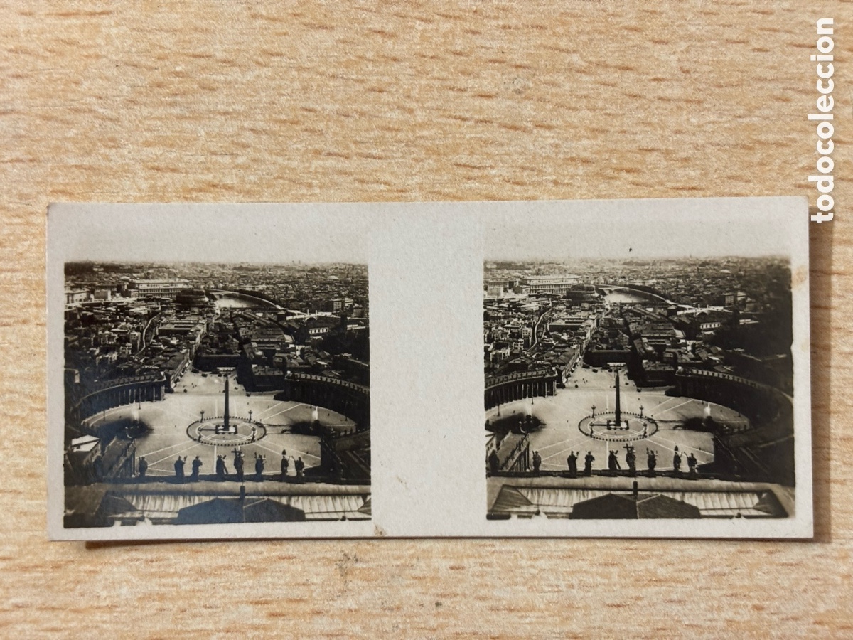 Coleccionismo cromos antiguos: # 281 Ciudad del Vaticano Cromo Estereosc&oacute;pico Galletas y Chocolates Solsona y Rius 1933