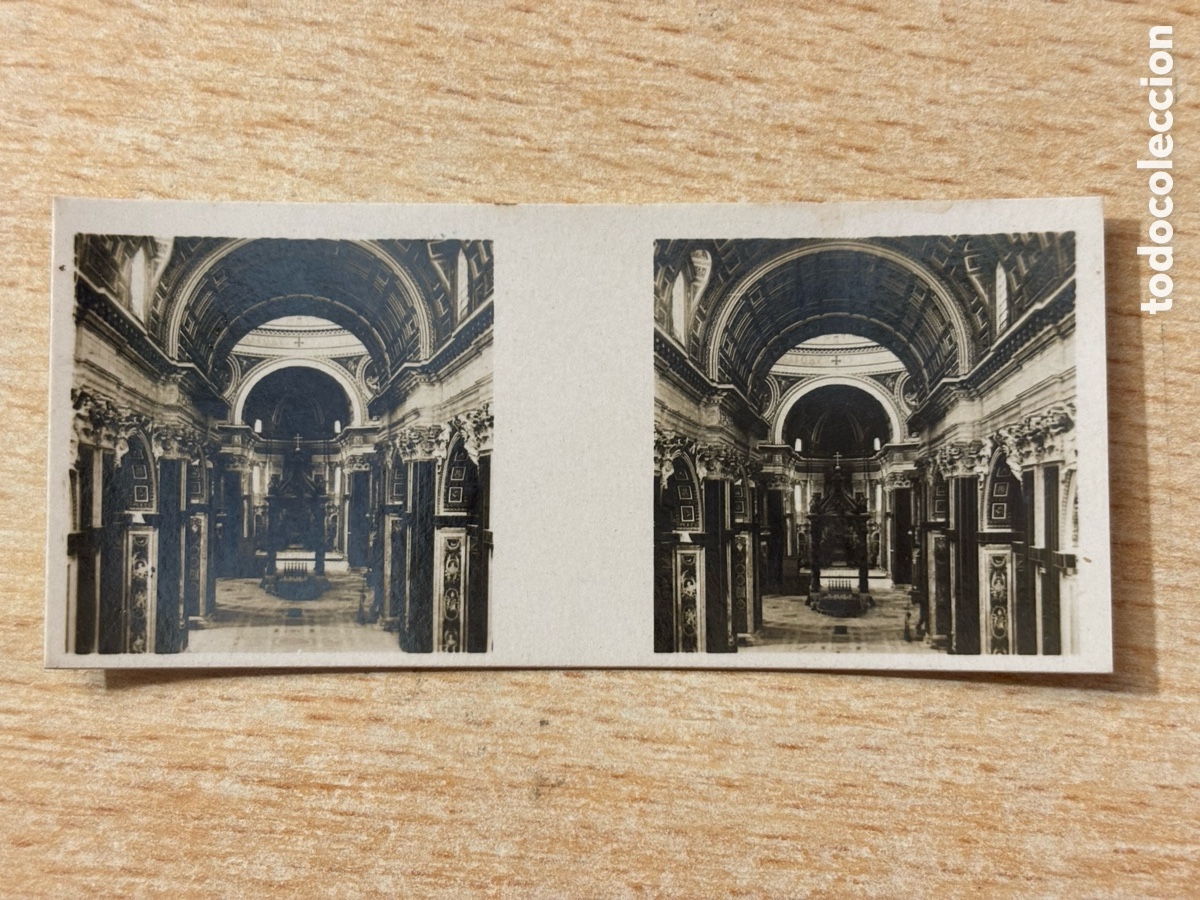 Coleccionismo cromos antiguos: # 287 Ciudad del Vaticano Cromo Estereosc&oacute;pico Galletas y Chocolates Solsona y Rius 1933